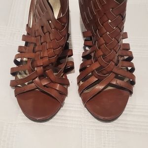 American Eagle open toe wedges.